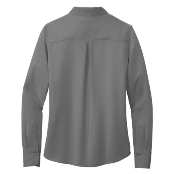 Demco Ladies Brooks Brothers Full-Button Satin Blouse - Image 5