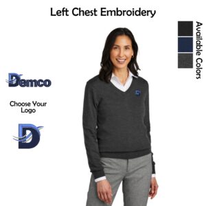 Demco Ladies Brooks Brothers V-Neck Sweater