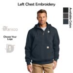Demco Carhartt Heavyweight Hooded Zip Mock Sweatshirt