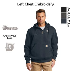 Demco Carhartt Heavyweight Hooded Zip Mock Sweatshirt