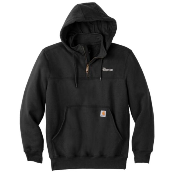 Demco Carhartt Heavyweight Hooded Zip Mock Sweatshirt - Image 2