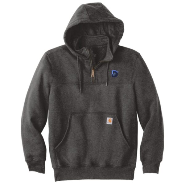 Demco Carhartt Heavyweight Hooded Zip Mock Sweatshirt - Image 3