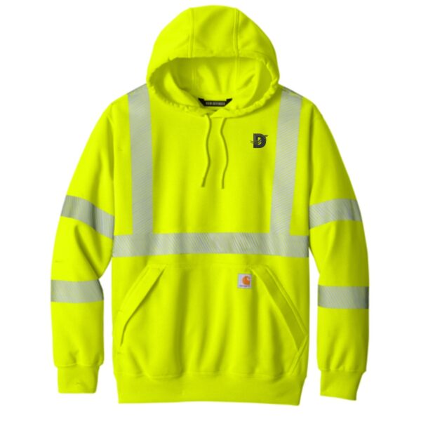 Demco Carhartt ANSI 107 Class 3 Hooded Sweatshirt - Image 2