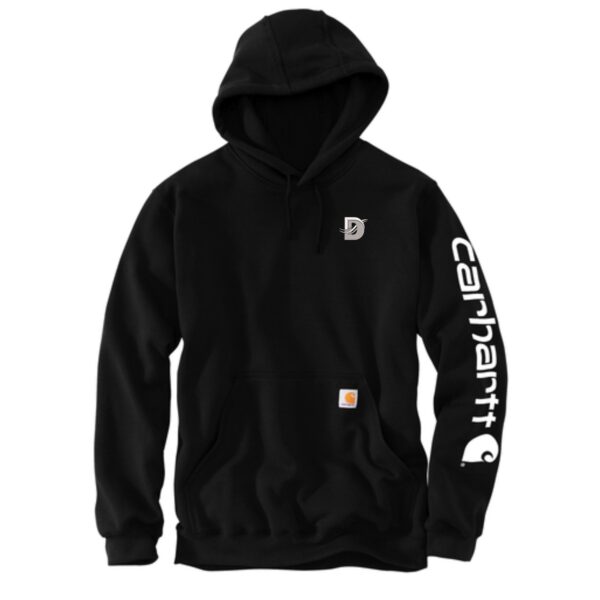 Demco Carhartt® Midweight Hooded Logo Sweatshirt - Image 2