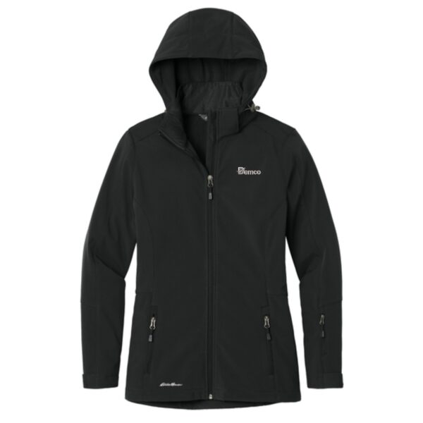 Demco Ladies Eddie Bauer Hooded Soft Shell Parka - Image 2