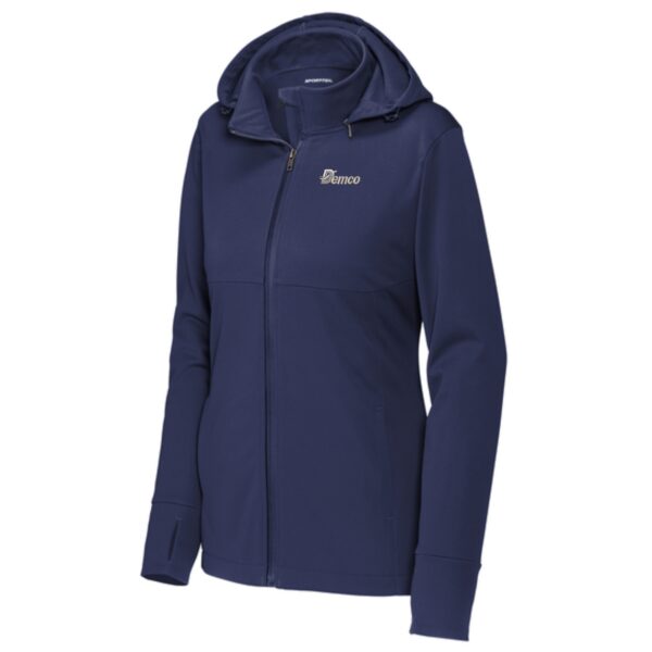 Demco Ladies Sport-Tek Hooded Soft Shell Jacket - Image 5