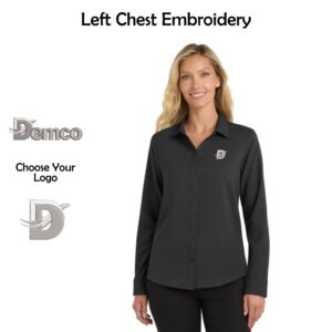 Demco Ladies Port Authority Long Sleeve Performance Shirt