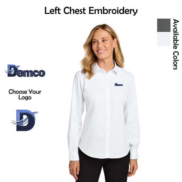 Demco Ladies Port Authority Long Sleeve Shirt