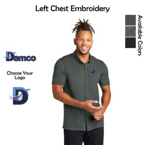 Demco Mercer+Mettle Full-Button Polo