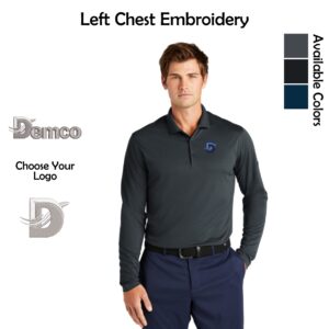 Demco Nike Pique Long Sleeve Polo