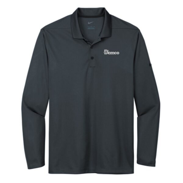 Demco Nike Pique Long Sleeve Polo - Image 2