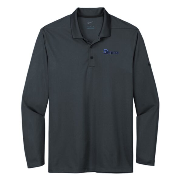 Demco Nike Pique Long Sleeve Polo - Image 2