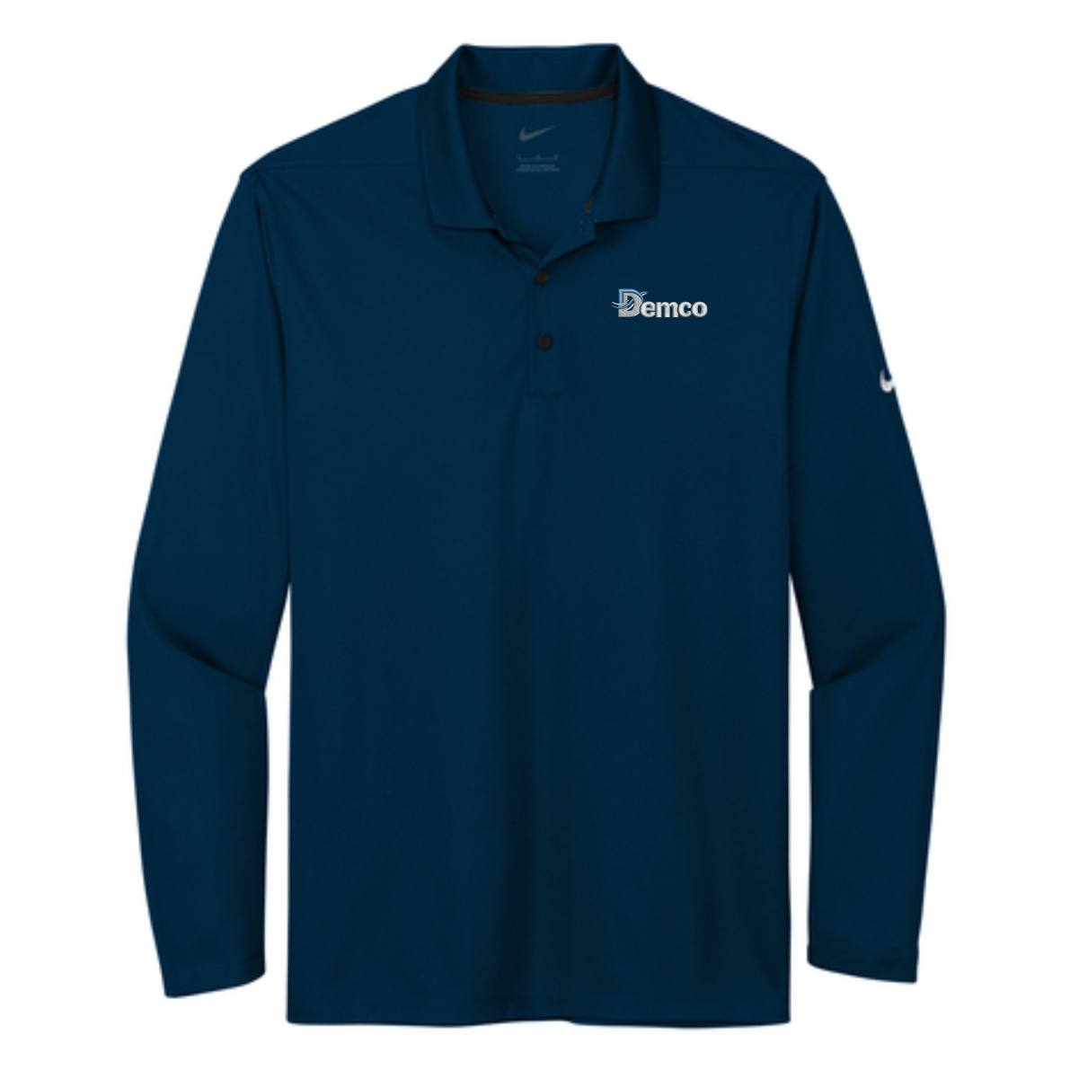 Demco Nike Pique Long Sleeve Polo - Image 4