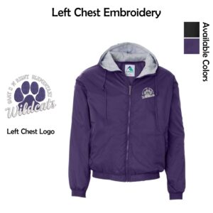 GDW Elementary Adult & Youth Hooded Taffeta Jacket