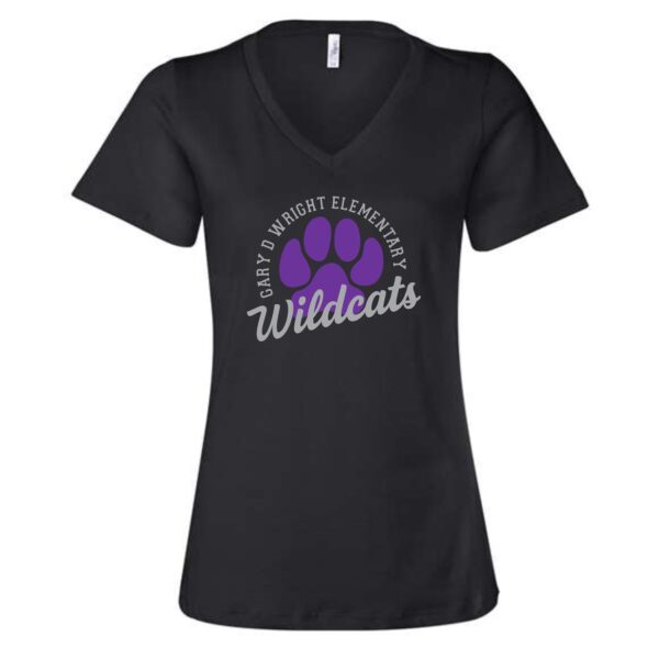 GDW Elementary Ladies Short Sleeve V-Neck Tee - Image 3