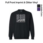 GDW Elementary Adult & Youth Crewneck Sweatshirt with Glitter Vinyl