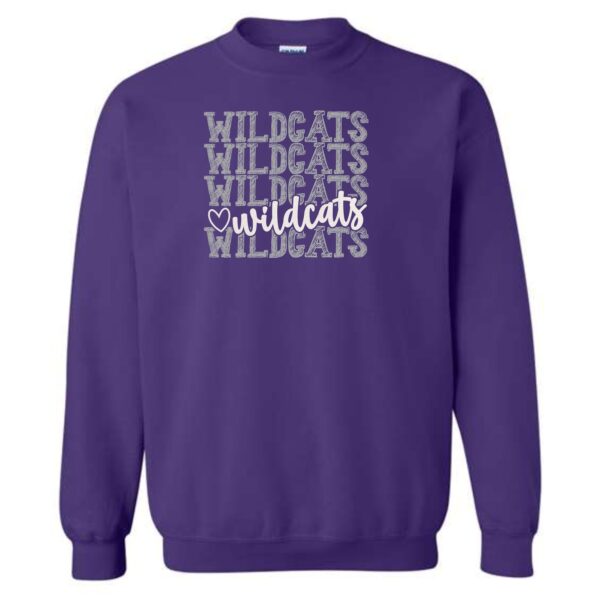 GDW Elementary Adult & Youth Crewneck Sweatshirt with Glitter Vinyl - Image 3