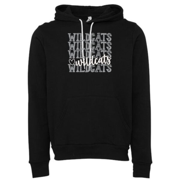 GDW Elementary Adult Hoodie Sweatshirt with Glitter Vinyl - Image 2