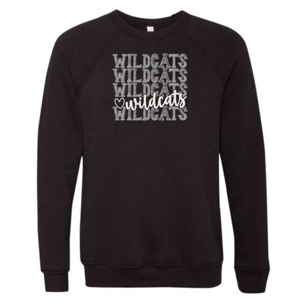 GDW Elementary Adult Crewneck Sweatshirt with Glitter Vinyl - Image 2