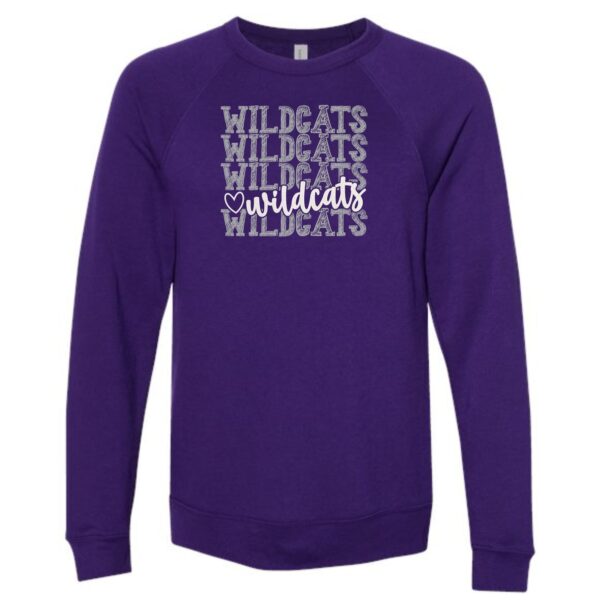 GDW Elementary Adult Crewneck Sweatshirt with Glitter Vinyl - Image 3