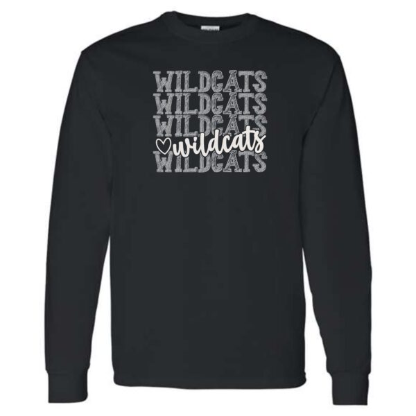 GDW Elementary Adult & Youth Long Sleeve T-Shirt with Glitter Vinyl - Image 2