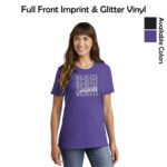 GDW Elementary Ladies Tee with Glitter Vinyl