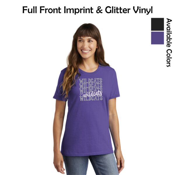 GDW Elementary Ladies Tee with Glitter Vinyl