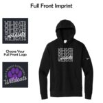 GDW Elementary Adult Fleece Sleeve Swoosh Pullover Hoodie