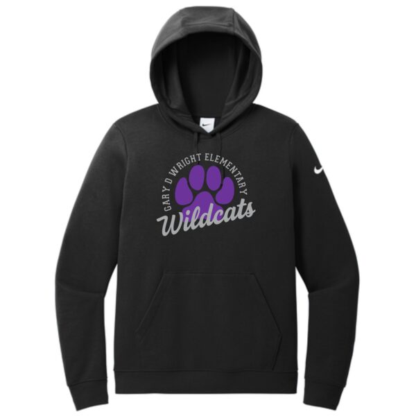 GDW Elementary Ladies Fleece Sleeve Swoosh Pullover Hoodie - Image 3