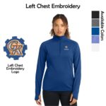 Genoa Kingston Booster Club Embroidered Ladies 1/4-Zip Pullover