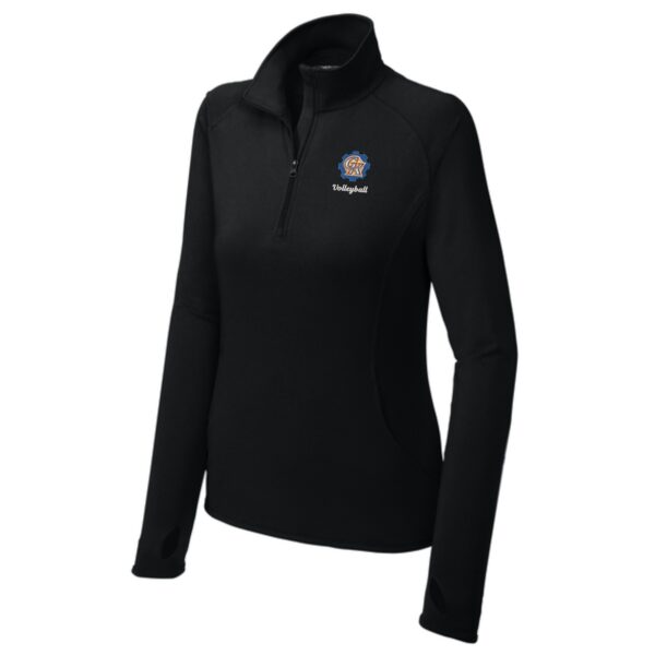Genoa Kingston Booster Club Embroidered Ladies 1/4-Zip Pullover - Image 2