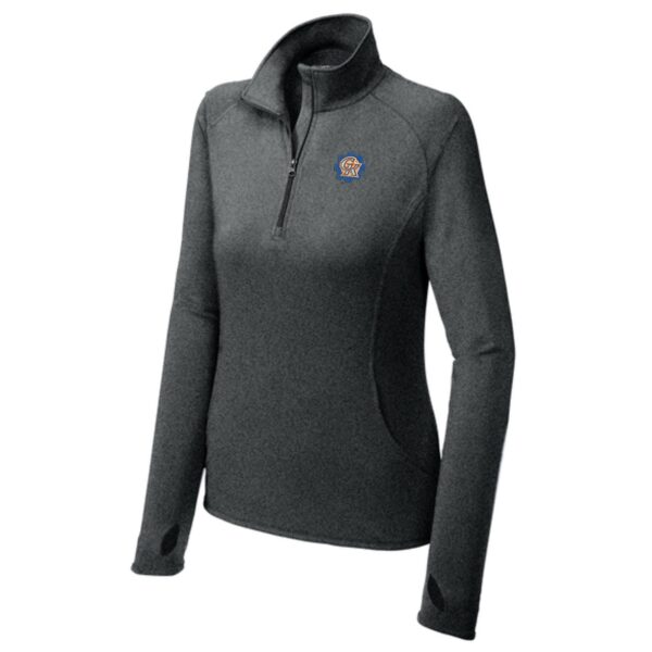 Genoa Kingston Booster Club Embroidered Ladies 1/4-Zip Pullover - Image 3