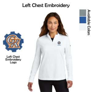 Genoa Kingston Booster Club Embroidered Ladies Nike 1/2-Zip