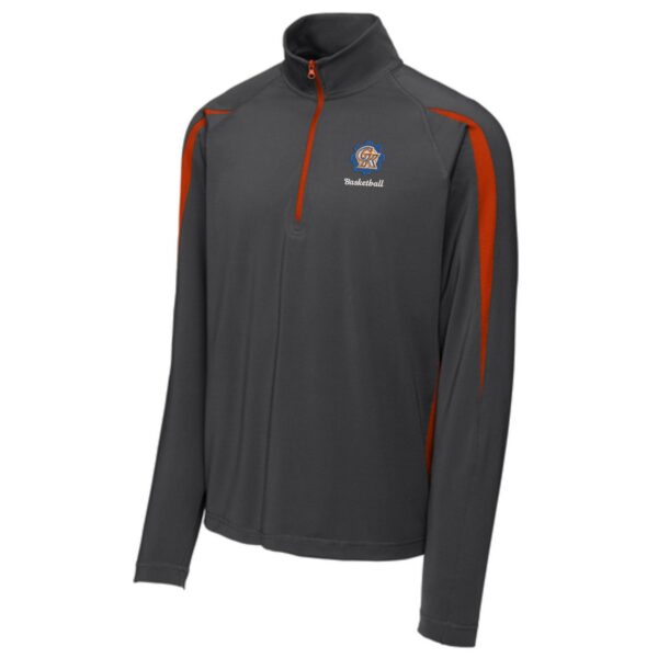 Genoa Kingston Booster Club Embroidered 1/2-Zip Colorblock Pullover - Image 2