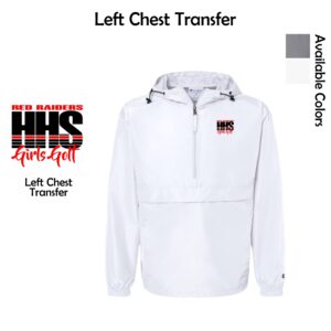 Huntley HS Girls Golf Hooded Packable Quarter-Zip Jacket