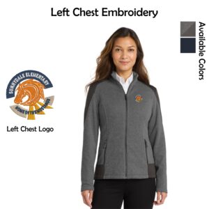 Sunnydale Elementary Staff Ladies Grid Fleece Jacket
