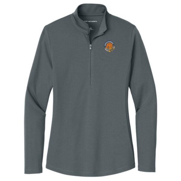 Sunnydale Elementary Staff Ladies UV Micro-Mesh 1/4-Zip - Image 2
