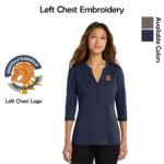Sunnydale Elementary Staff Ladies UV Choice Pique Henley
