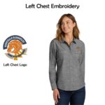Sunnydale Elementary Staff Ladies Slub Chambray Shirt