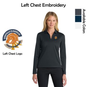 Sunnydale Elementary Staff Ladies Nike Long Sleeve Polo