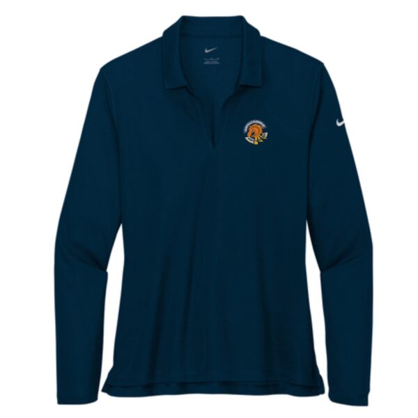 Sunnydale Elementary Staff Ladies Nike Long Sleeve Polo - Image 3