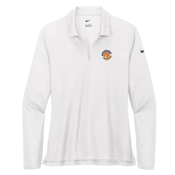 Sunnydale Elementary Staff Ladies Nike Long Sleeve Polo - Image 4