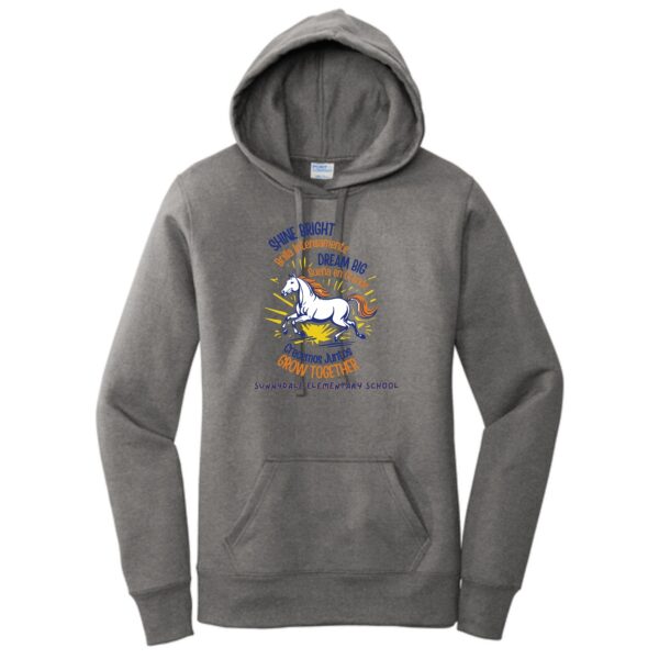 Sunnydale Elementary Staff Ladies Hooded Sweatshirt - Image 3