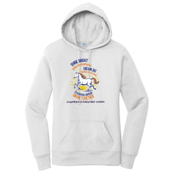 Sunnydale Elementary Staff Ladies Hooded Sweatshirt - Image 4