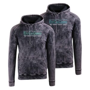 ECG Adult Vintage Raglan Hooded Sweatshirt