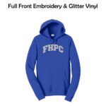 FHPC Hooded Sweatshirt with Embroidery & Glitter Vinyl