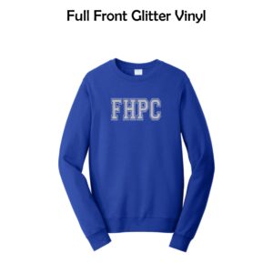 FHPC Crewneck Sweatshirt with Glitter Vinyl