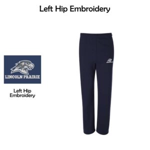 Lincoln Prairie Elementary Adult Open Bottom Pant with Pockets