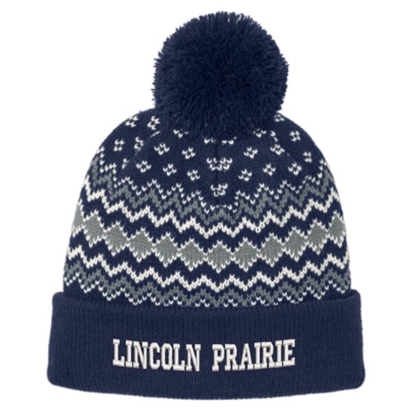 Lincoln Prairie Elementary Pom Beanie - Image 2