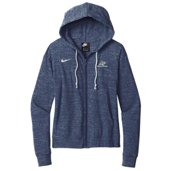 Lincoln Prairie Elementary Ladies Nike Vintage Full-Zip Hoodie - Image 2